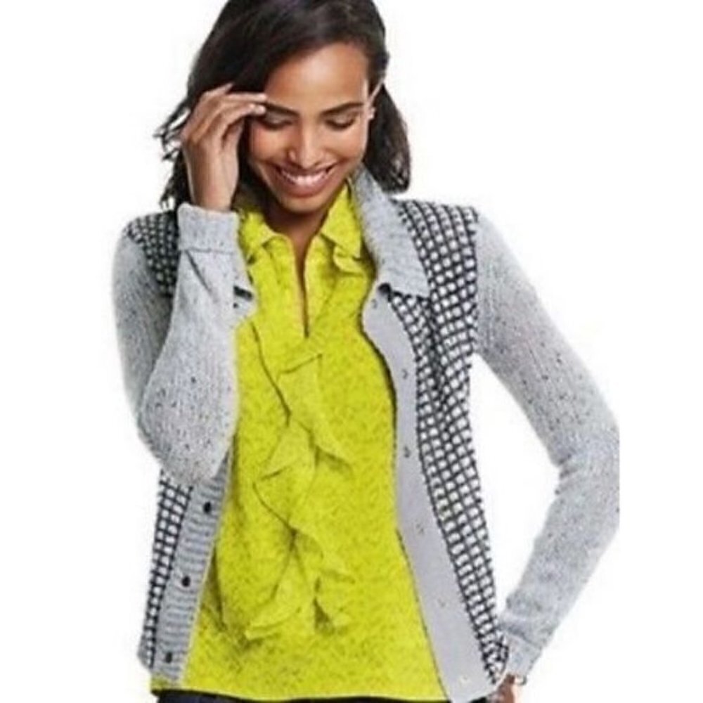 Cabi Reign Yellow Ruffle Front Sleeveless‎ Blouse XS #3071